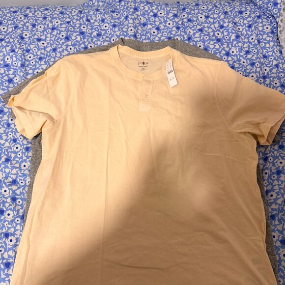 J. Crew Short-sleeve vintage-wash cotton henley - Picture 5 of 6